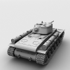 KV-1S Tank-汽车-军事汽车-VR/AR模型-3D城