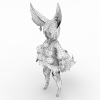 剑灵Lyn族小狐狸-角色人体-角色-VR/AR模型-3D城