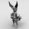 剑灵Lyn族小狐狸-角色人体-角色-VR/AR模型-3D城