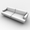 双人沙发-家居-沙发-VR/AR模型-3D城