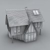 别墅-建筑-住宅-VR/AR模型-3D城