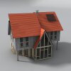 别墅-建筑-住宅-VR/AR模型-3D城