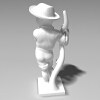 男孩雕塑-文体生活-艺术品-VR/AR模型-3D城