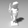 男孩雕塑-文体生活-艺术品-VR/AR模型-3D城