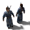 剑三男剑客-角色人体-角色-VR/AR模型-3D城