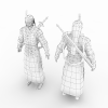 剑三男剑客-角色人体-角色-VR/AR模型-3D城