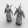 剑三男剑客-角色人体-角色-VR/AR模型-3D城
