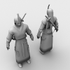 剑三男剑客-角色人体-角色-VR/AR模型-3D城