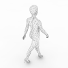 女模特-角色人体-女人-VR/AR模型-3D城