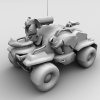 装甲车-汽车-军事汽车-VR/AR模型-3D城