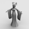 赤壁女艺人-角色人体-角色-VR/AR模型-3D城