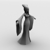 赤壁女艺人-角色人体-角色-VR/AR模型-3D城