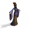 赤壁女艺人-角色人体-角色-VR/AR模型-3D城