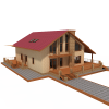 别墅-建筑-住宅-VR/AR模型-3D城