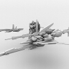 高达-角色人体-角色-VR/AR模型-3D城