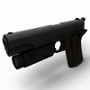 手枪 pistol 1911-VR/AR模型-3D城