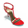 高跟凉鞋-文体生活-服装饰品-VR/AR模型-3D城