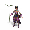 赤壁女艺人-角色人体-角色-VR/AR模型-3D城