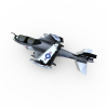 EA6B战飞机-飞机-军事飞机-VR/AR模型-3D城
