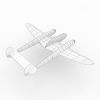 飞机-飞机-飞行器-VR/AR模型-3D城