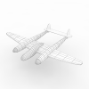飞机-飞机-飞行器-VR/AR模型-3D城