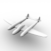 飞机-飞机-飞行器-VR/AR模型-3D城