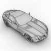 奔驰 SLR McLaren Roadster-汽车-家用汽车-VR/AR模型-3D城