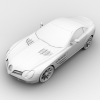 奔驰 SLR McLaren Roadster-汽车-家用汽车-VR/AR模型-3D城