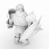 老男人-角色人体-角色-VR/AR模型-3D城