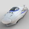 中国铁路和谐号动车组-汽车-火车-VR/AR模型-3D城