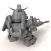 sd高达-角色人体-角色-VR/AR模型-3D城