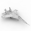 俄罗斯Su-34战斗机-飞机-军事飞机-VR/AR模型-3D城