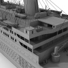 小型游轮-船舶-轮船-VR/AR模型-3D城