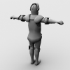 生化危机4Ashly的黄金圣衣-角色人体-角色-VR/AR模型-3D城