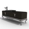 欧式电视柜-家居-柜子-VR/AR模型-3D城
