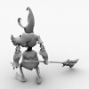 骷髅怪-角色人体-角色-VR/AR模型-3D城