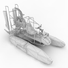 汽船-船舶-货船-VR/AR模型-3D城