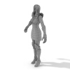 游戏女性角色-角色人体-角色-VR/AR模型-3D城