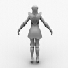 游戏女性角色-角色人体-角色-VR/AR模型-3D城