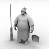 赤壁酒店小二-角色人体-角色-VR/AR模型-3D城