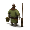 赤壁酒店小二-角色人体-角色-VR/AR模型-3D城