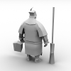 赤壁酒店小二-角色人体-角色-VR/AR模型-3D城
