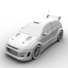 福特 福克斯 Ford Focus WRC 赛车-汽车-其它-VR/AR模型-3D城