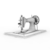 缝纫机-科技-工具-VR/AR模型-3D城