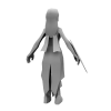 武林外传NPC-角色人体-角色-VR/AR模型-3D城