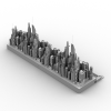 科幻市区城市-建筑-科幻-VR/AR模型-3D城