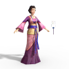 赤壁中年女人-角色人体-角色-VR/AR模型-3D城