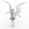 女性角色-角色人体-女人-VR/AR模型-3D城
