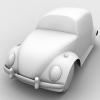 大众甲壳虫-汽车-家用汽车-VR/AR模型-3D城