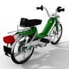 电动自行车-汽车-自行车-VR/AR模型-3D城